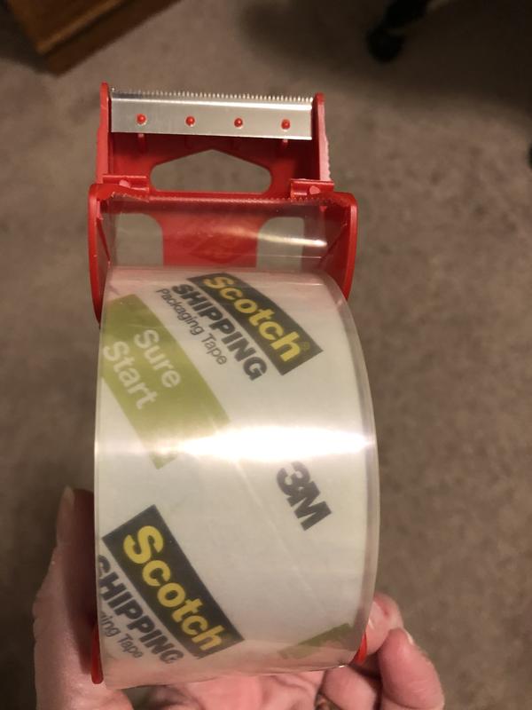 Scotch Packaging Tape on an Easy Start Dispenser 42 mm x 20,3 m