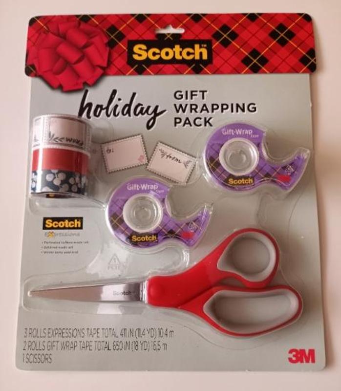 Scotch Gift Wrapping Kit, includes Tapes & Scissor 