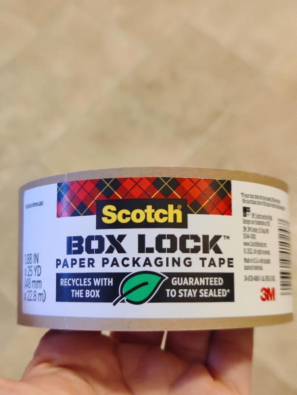 Scotch Box Lock 1.88 in x 25 yd. Paper Packaging Tape 7850-23-8GC - The  Home Depot