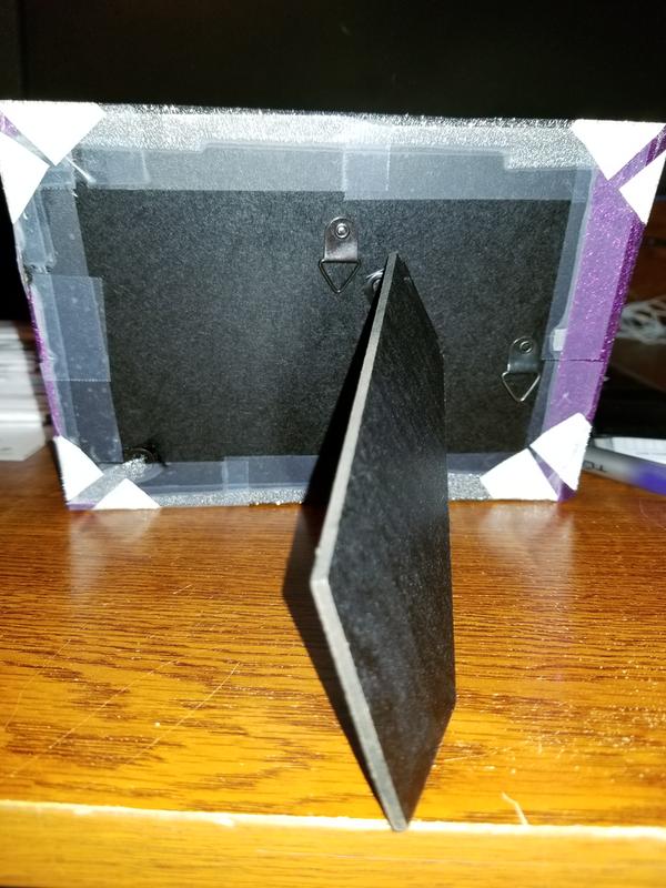 This is the only way I can get it to stay, and I still have to replace the clear tape because it pulls it off too!