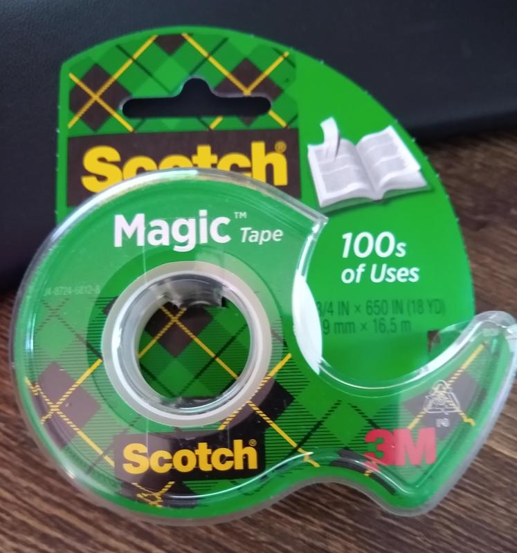 Scotch Magic Invisible Tape - 0.75 Width X 25 Ft