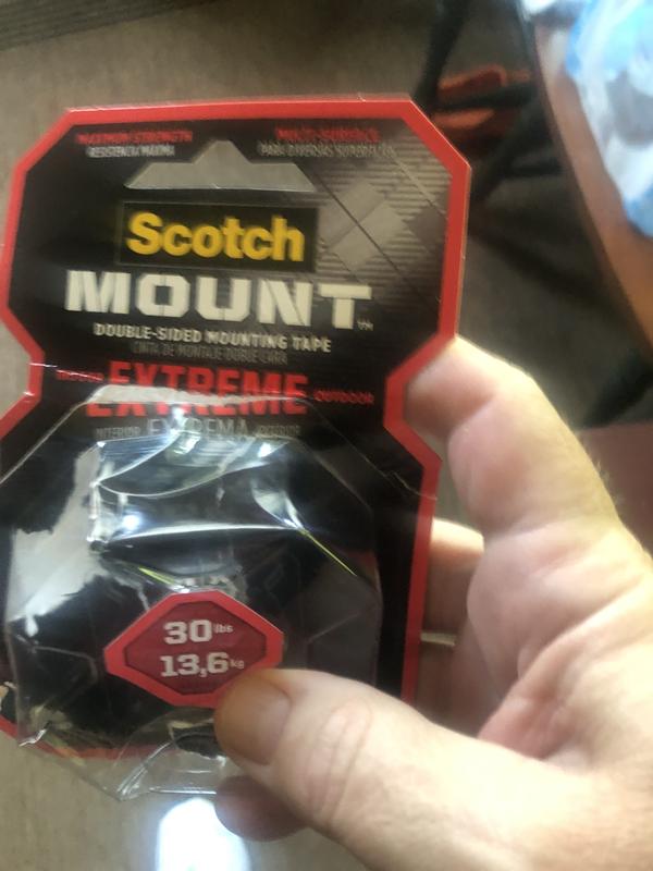Cinta de Montaje Doble Cara Scotch-Mount™ Transparente, 25.4 mm x 1.52 m