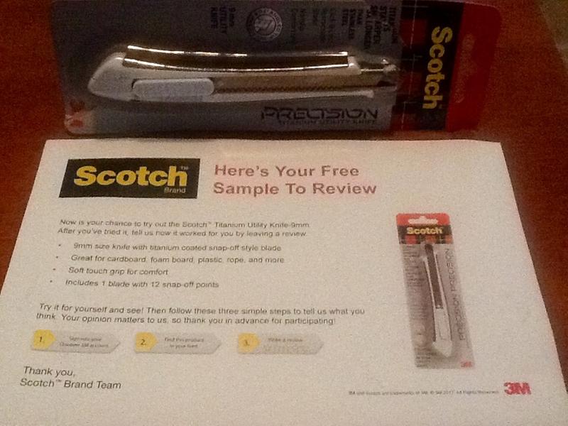 Scotch Precision Titanium Utility Knife