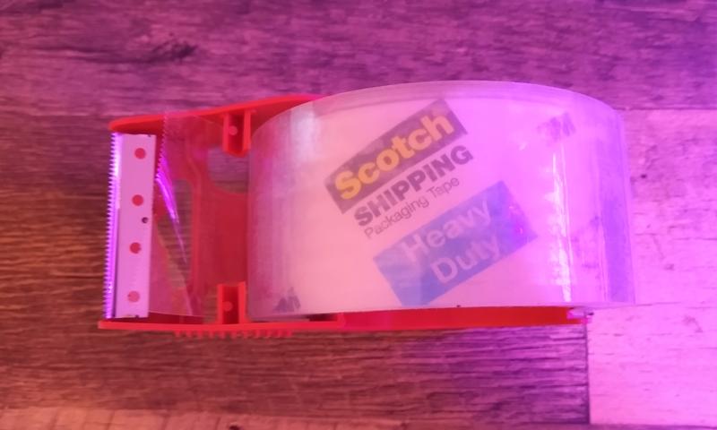 Scotch H180 Box Sealing Tape Dispenser 2 Rolls of Tape Included
