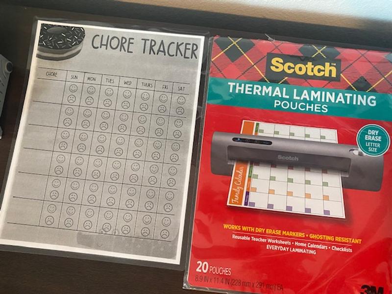 Scotch Dry Erase Thermal Laminating Pouches TP3854 50DE 8 1516 x