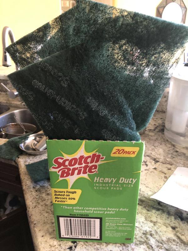 Scotch-Brite Scour Pads, Heavy Duty Scouring Pads for Cleaning Kitchen and  Household, multipurpose Scour Pads, 8 Scouring Pads