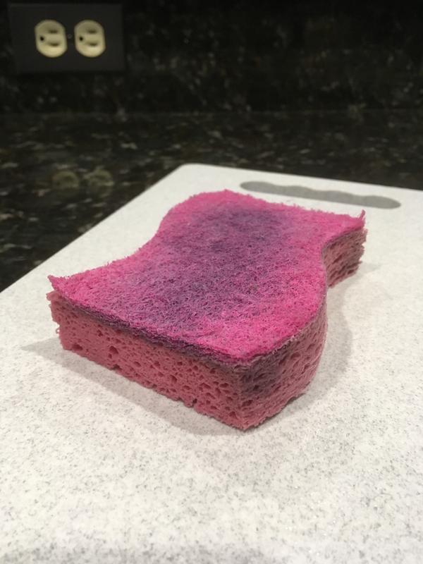 Scotch-Brite 5 In. x 3 In. Pink Delicate Scrub Sponge