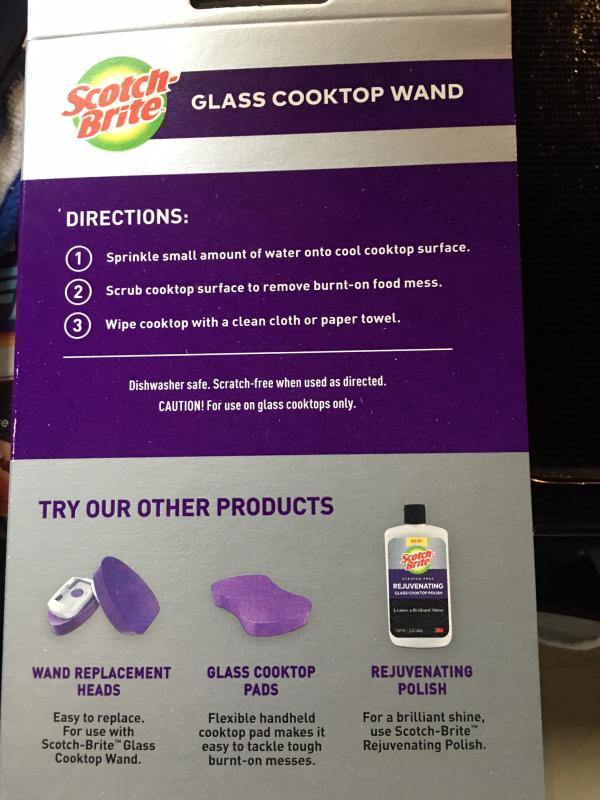 Scotch Brite Scratch-Free Glass Cooktop Wand