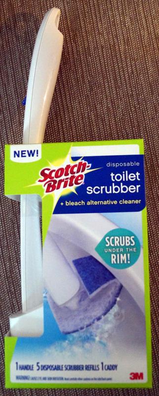 USA SHIP Scotch Brite Disposable Toilet Cleaner Scrubber 25