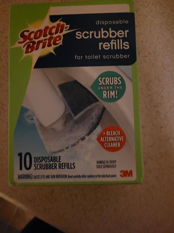Scotch-Brite Basic Disposable Toilet Bowl Scrubber, 18 Refills