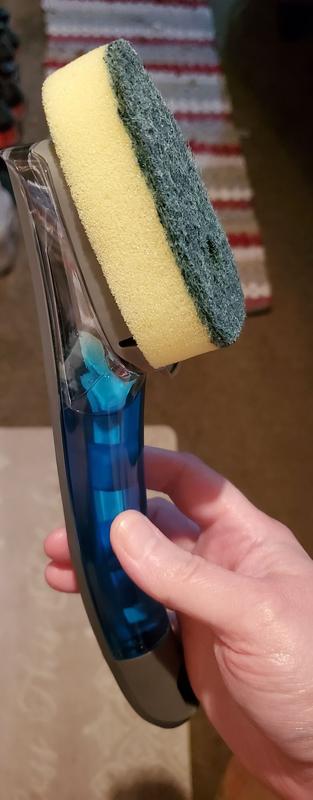 dish wand sponge brush plastic handle