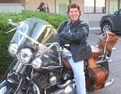 Scotch Brite keeps the bike sparkling!