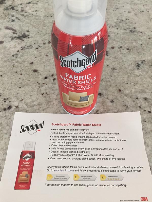 Scotchgard Fabric Upholstery Water Shield Protector Aerosol 13.5 oz Pack of  TWO