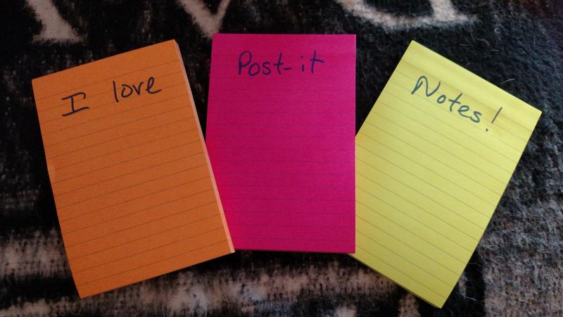 4x6 post it notes