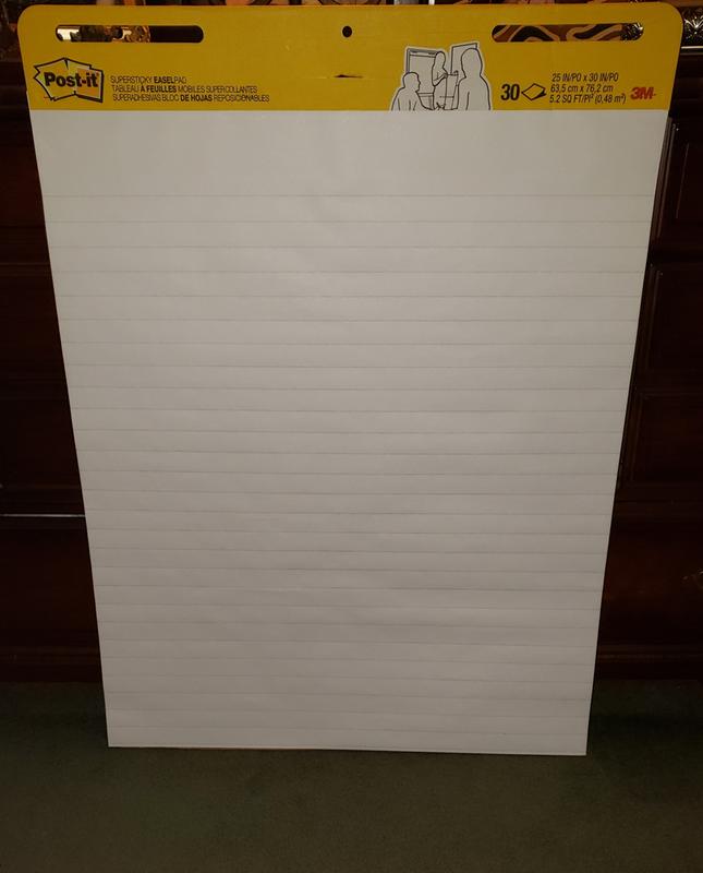 Large white post clearance it notes