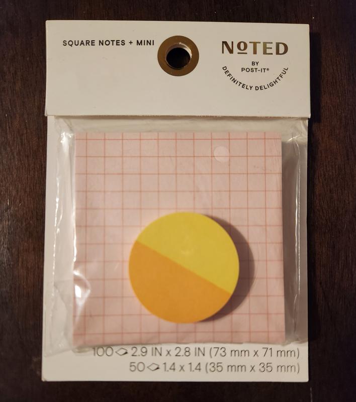 Circle post it deals notes