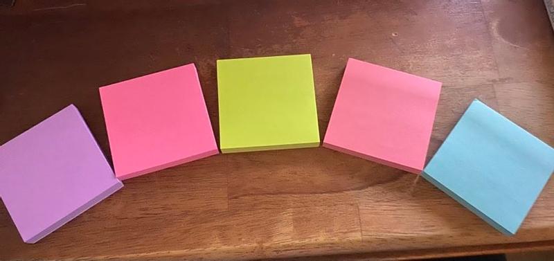Post-it® Super Sticky Notes, 3 in. x 3 in., Supernova Neons