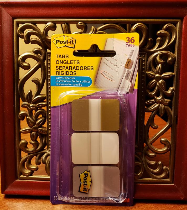 Post-it® Durable Tabs, Metallic, 1 in. x 1.5 in. (25.4 mm x 38.1 Post-it® Durable Tabs, Metallic, 1 in. x 1.5 in. (25.4 mm x 38.1