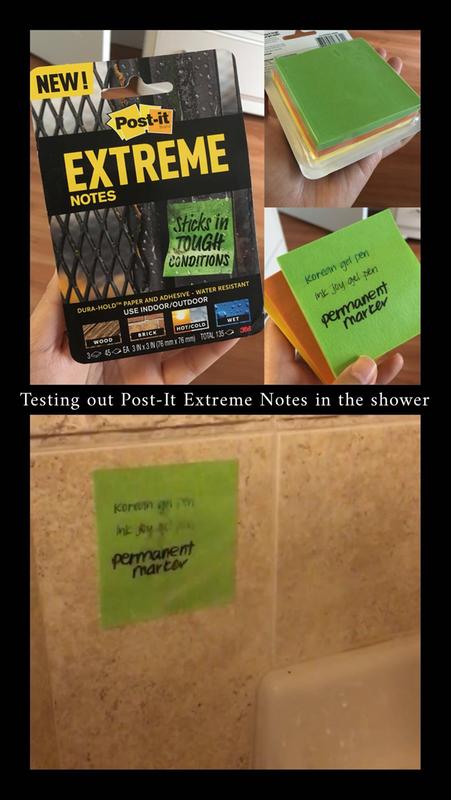 3M Post-It Extreme Notes - 3 Pads