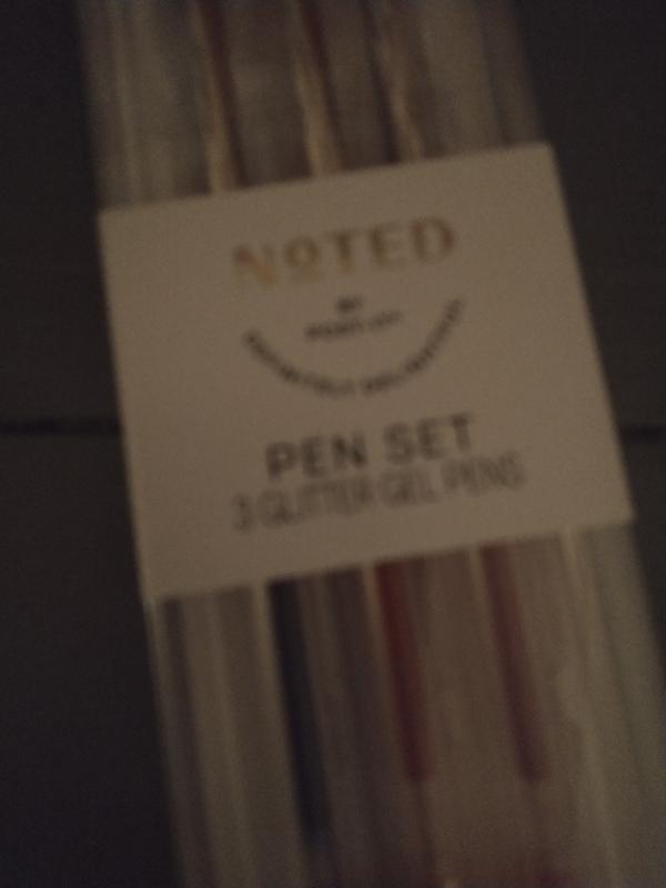 Noted by Post-it®, Pastel Color Pens, Orange, Yellow, Pink, Felt tip, Ink  color matches barrel, 3 Pens/Pack