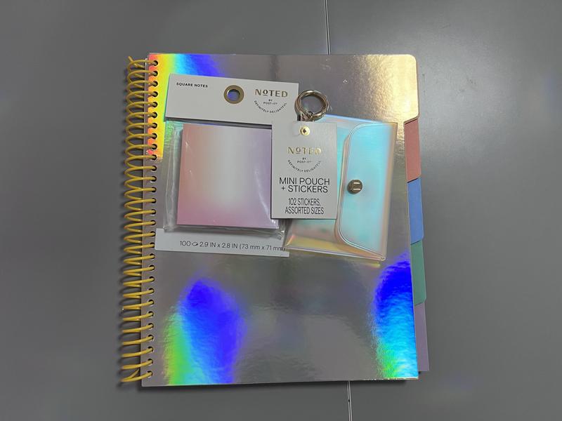 Noted by Post-it®, Iridescent Pattern Spiral Notebook with