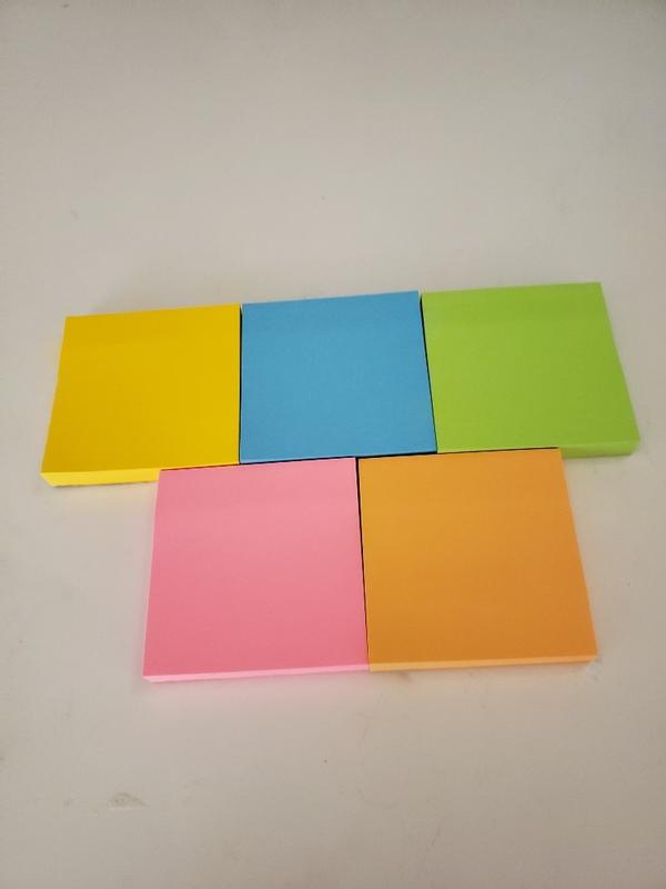 918491-2 Post-It Sticky Notes: Assorted Bright, Standard, 100 Sheets per  Pad, 12 Pads per Pack, 3 in x 3 in, 12 PK