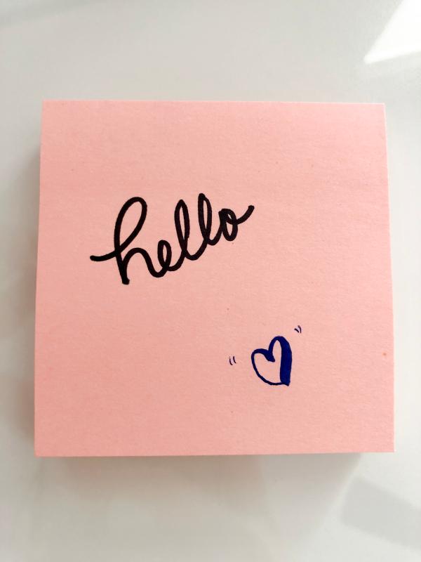Post-It Note 76*101 Rose