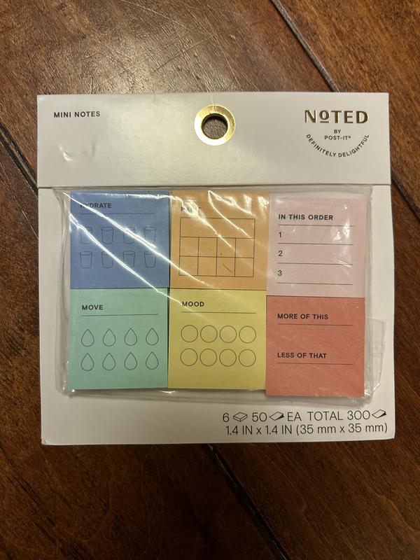 Noted by Post-it®, Printed Mini To-Do Notes, 1.5 in. x 1.5 in