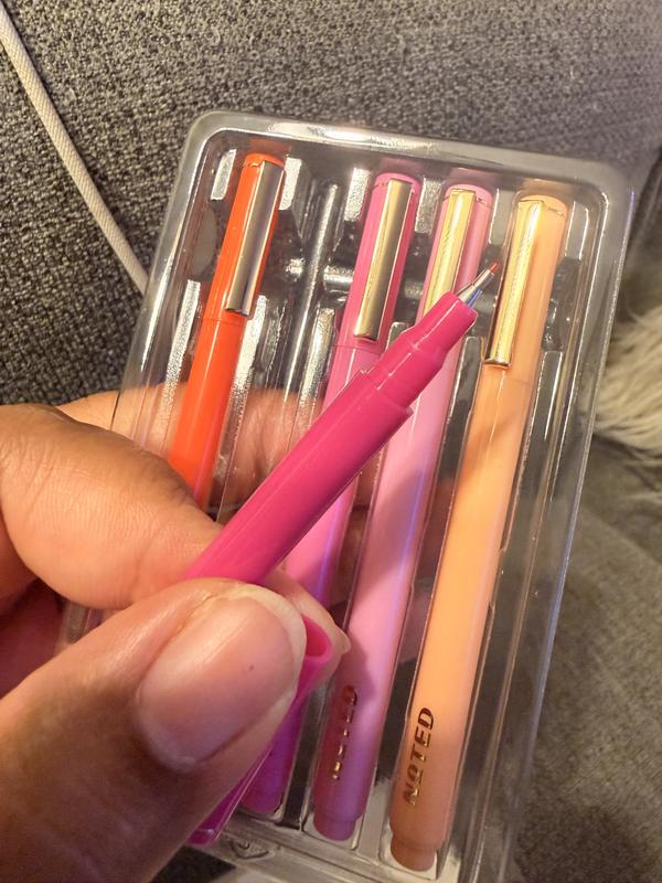 Post-it® Noted 5 Mini Felt Tip Pens in shades of Pink and Orange