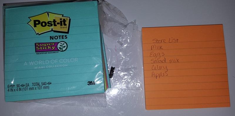 Post-it Super Sticky Notes, 3 in x 3 in, 5 Pads, 90 Sheets/Pad, 2x the  Sticking Power, Supernova Neons Collection