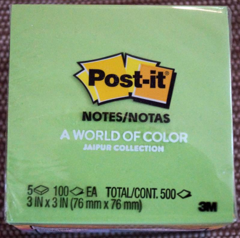Post-it Notes, 3 in x 5 in, Floral Fantasy, 5 Pads