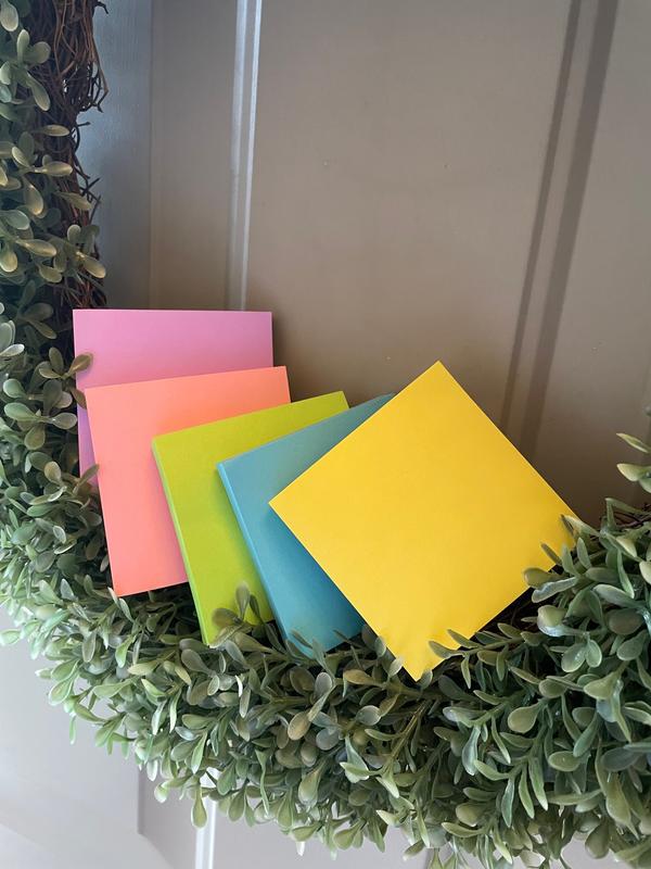 Floral White Sticky Notes (Set of Six Notepads) – Jot & Mark
