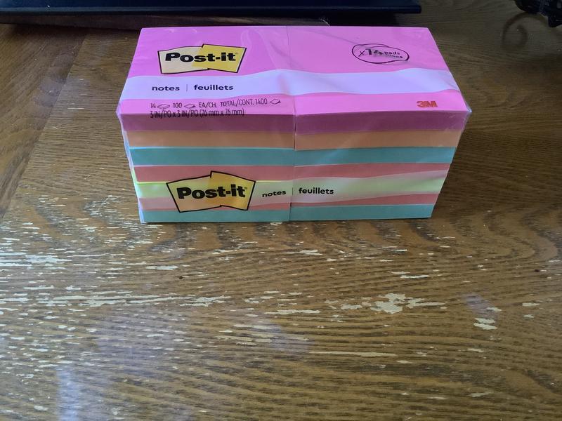 Post-it Notes, 3x5 in, 5 Pads, America's #1 Favorite Sticky Notes,  Poptimistic, Bright Colors, Clean Removal, Recyclable (655-5UC)