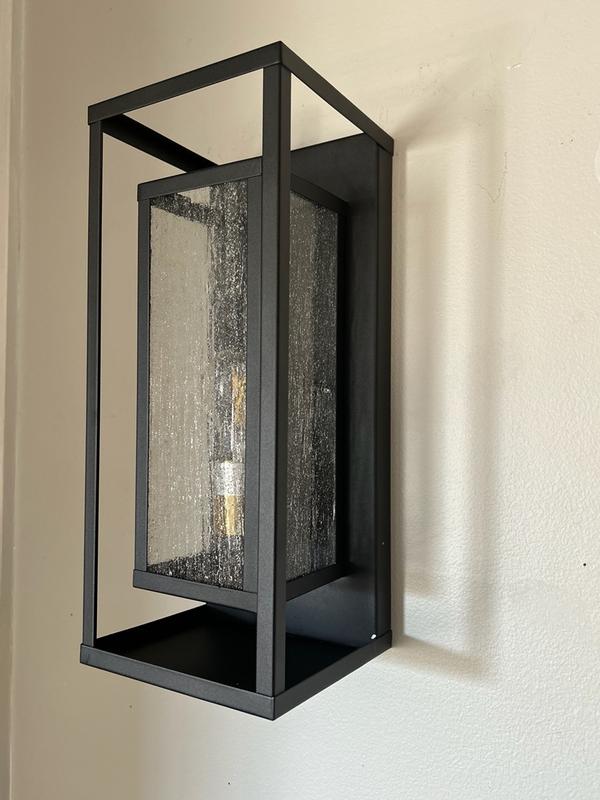 Maxax Montpelier 1-Light Black Hardwired 16 in. H Outdoor