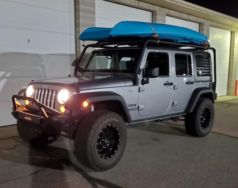 Smittybilt defender src online roof rack