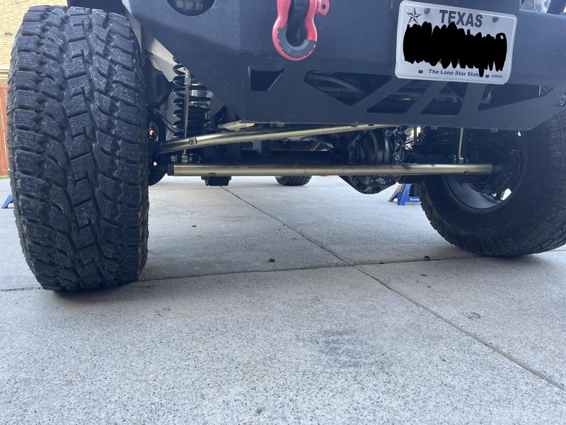 New axle installed