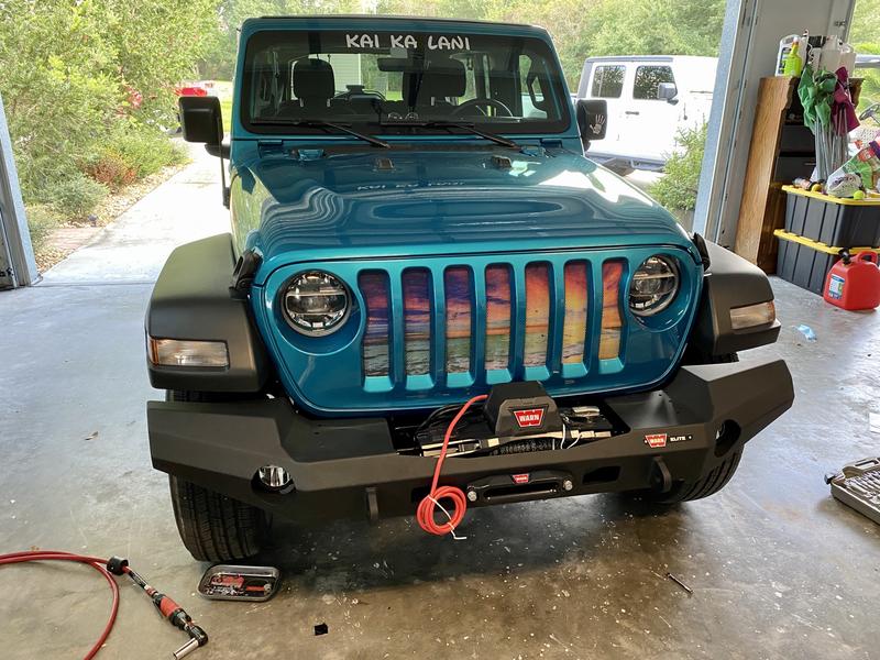 Winch installed, but not wired.