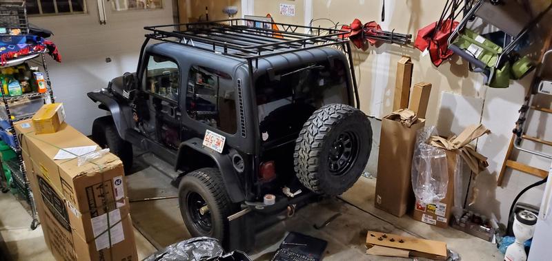 Garvin jeep tj online roof rack