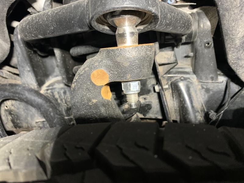 Only the spindle is the only rusty thing on the entire suspension. It’s a 2019