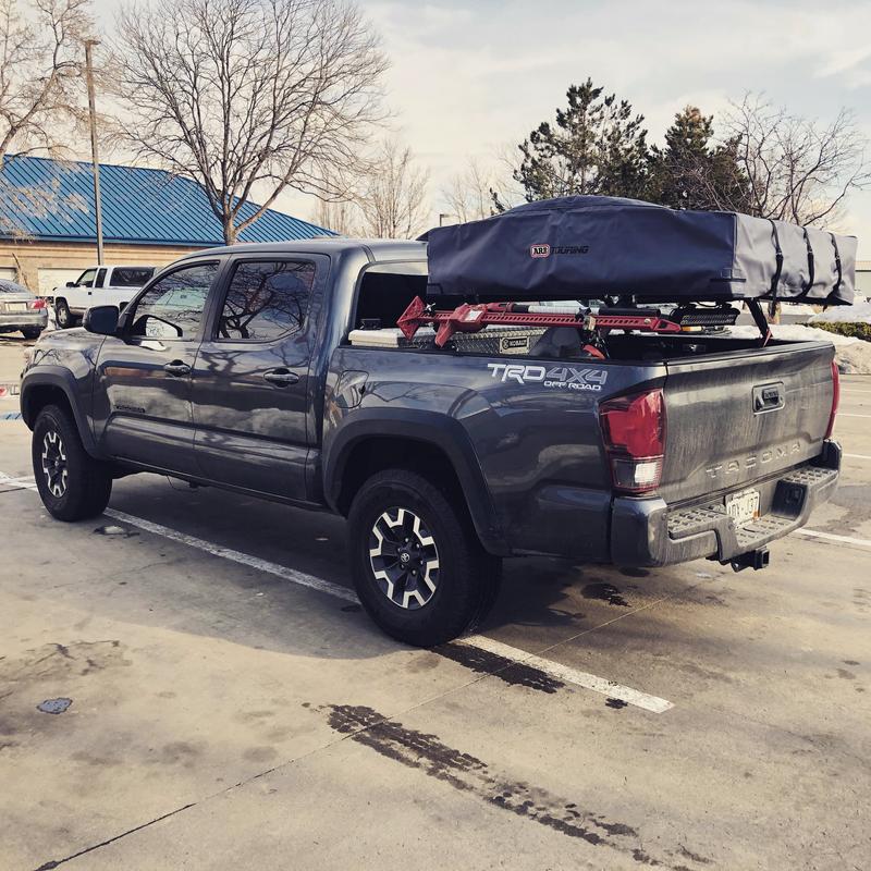 ARB Roof Top Tent pictured on a 19 Tacoma