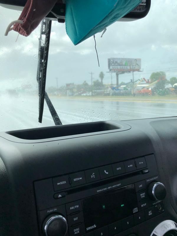 Caught in unexpected rain