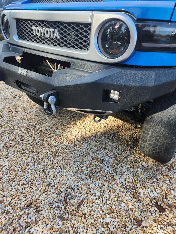 Smittybilt M1 Toyota FJ Cruiser Winch Mount Front Bumper with Dring