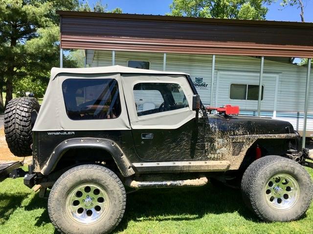 Smittybilt Replacement Soft Top with Tinted Windows and Upper