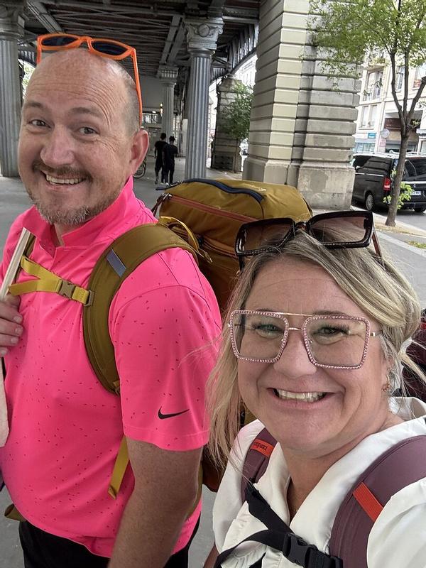 Customer photo for "Two weeks in Europe no better bag!"