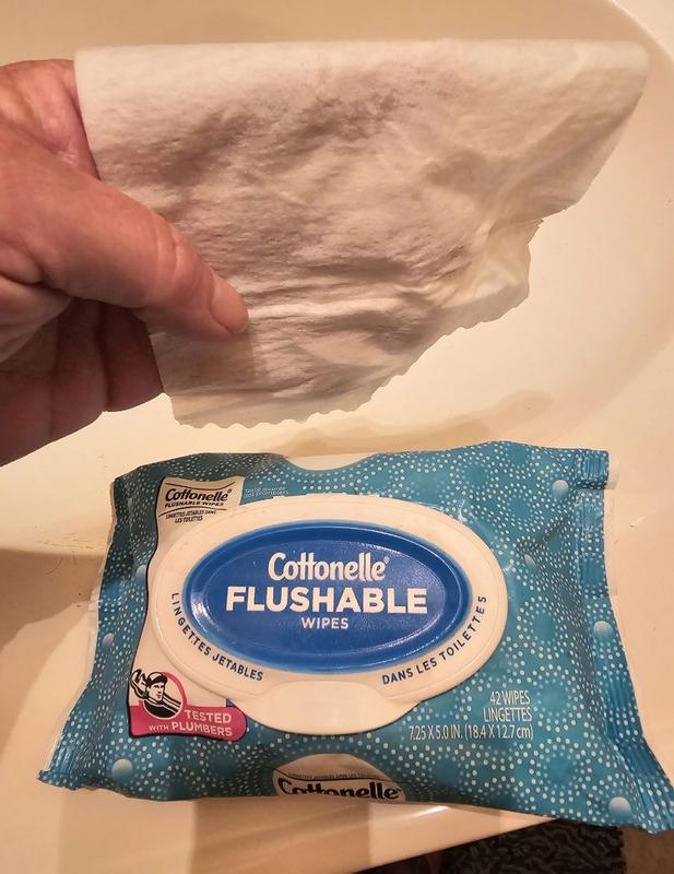 Cottonelle Fresh Care Flushable Wipes White Pack Of 10 Wipes Office Depot