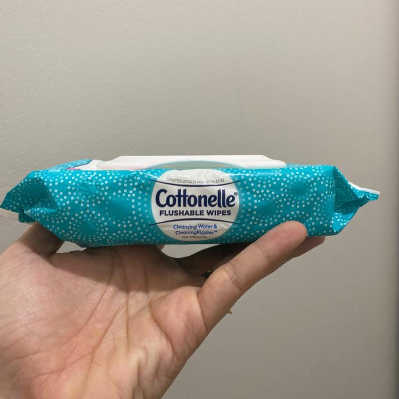 Cottonelle Fresh Care Flushable Wipes, 4 Flip-Tops, 42Ct/Pack
