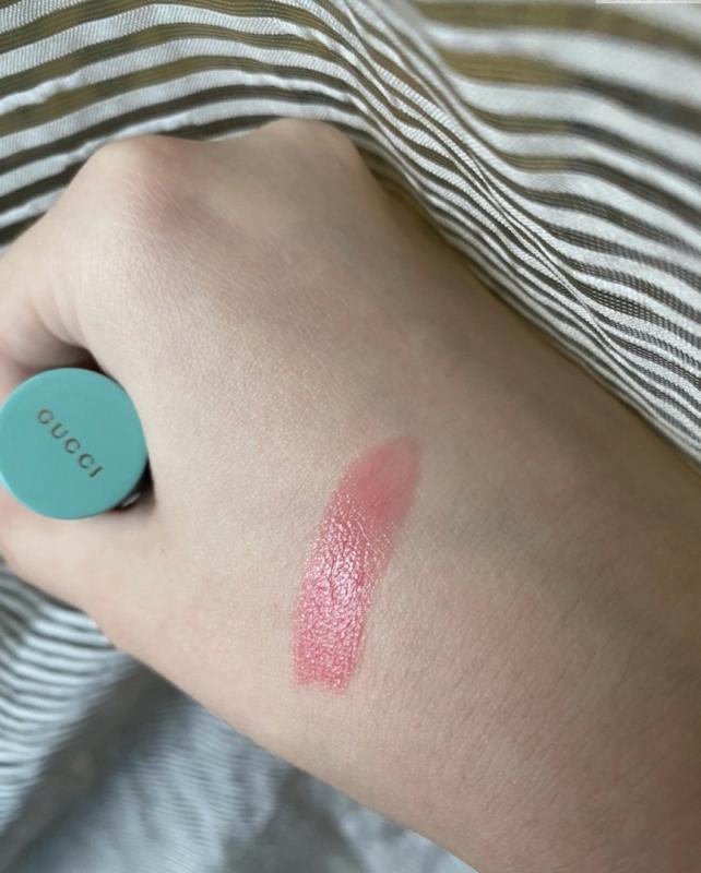Customer photo for "Smooth, hydrating lip balm with buildable color and even wear throughout the day."