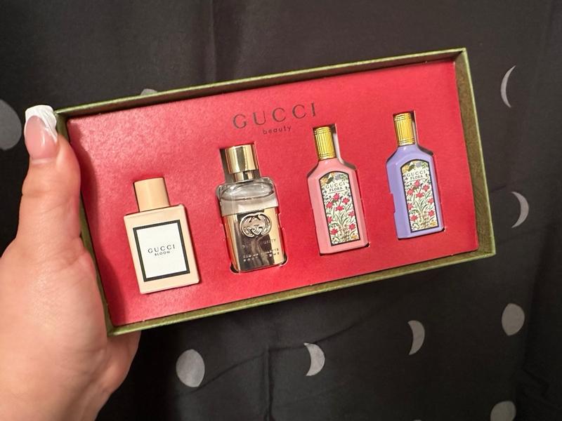 Gucci flora 4 piece miniature gift set online