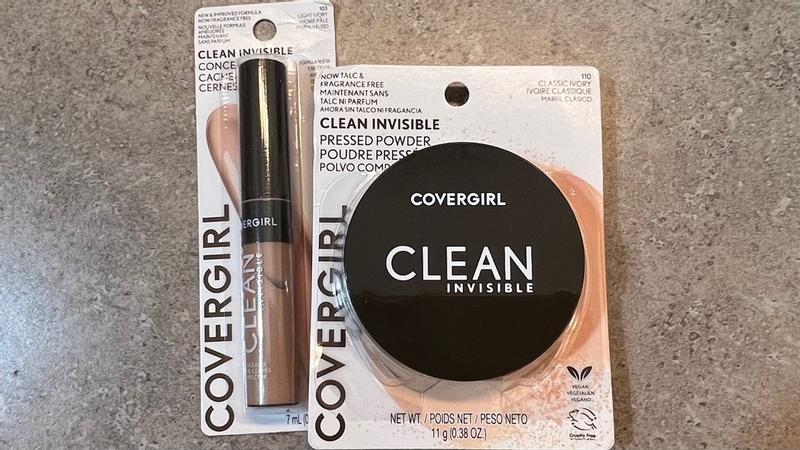 CoverGirl Clean Invisible Pressed Powder, Soft Honey