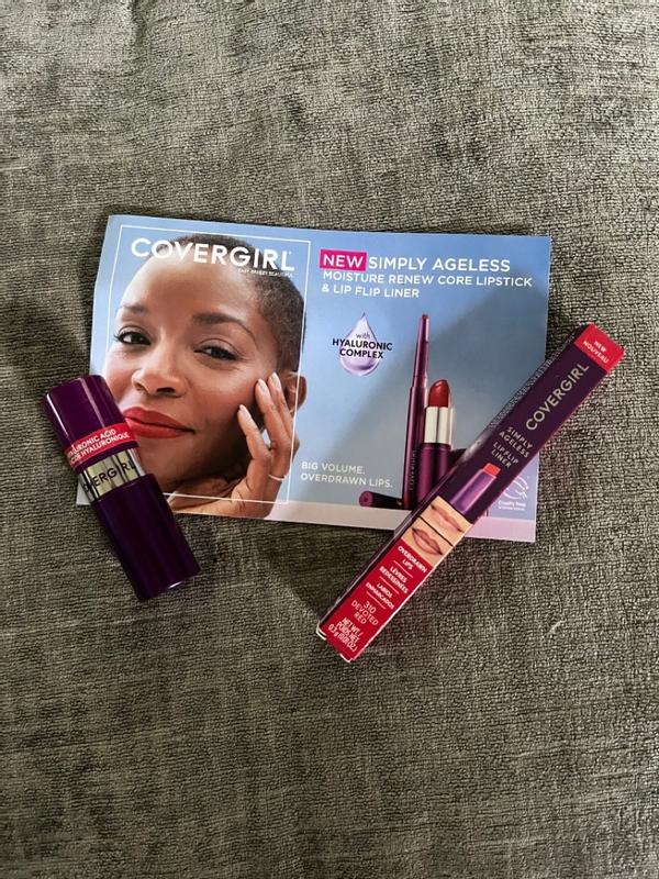 Get Youthful Lips with Covergirl Simply Ageless Lipstick and Lip Liner
